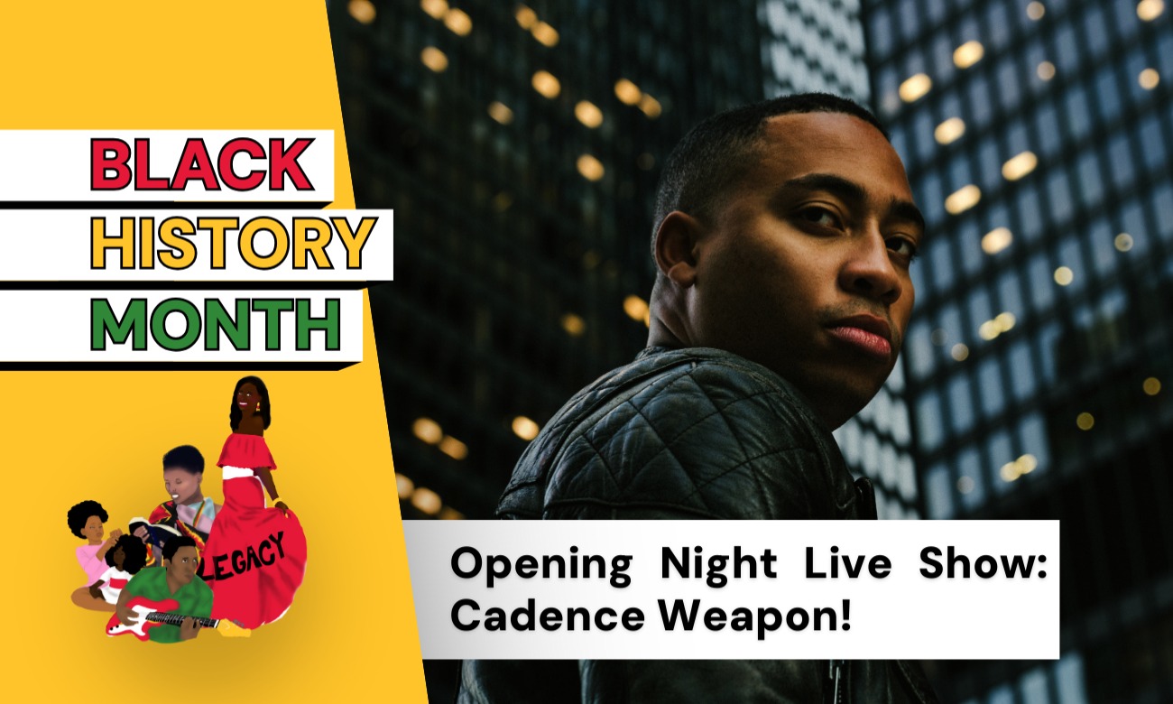 Past event: BHM Live Show: Cadence Weapon!